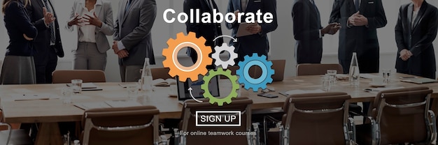 Collaboration Collaborate Connection Corpoate Concept