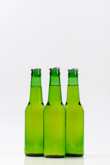 Free photo collection of cold beer bottles