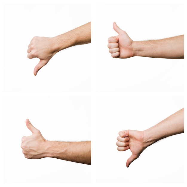 Free Photo collection of hand gestures