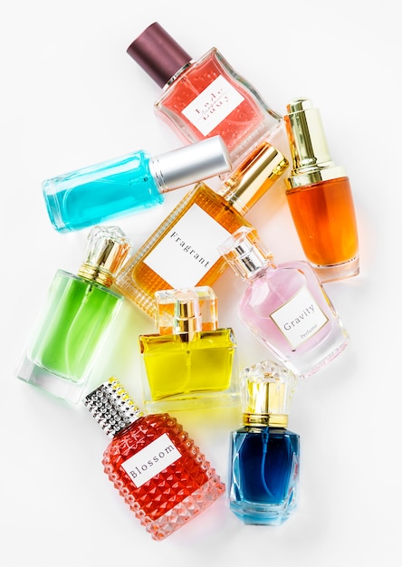 Free photo collection of small perfume bottles