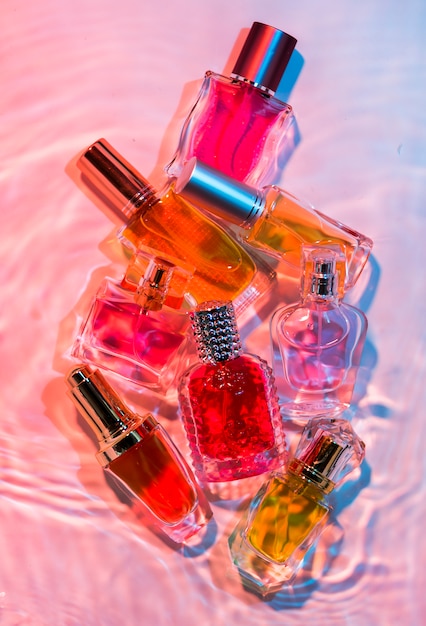 Free photo collection of small perfume bottles