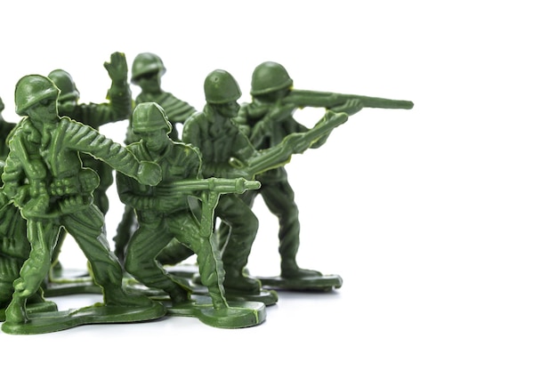 Collection of traditional toy soldiers