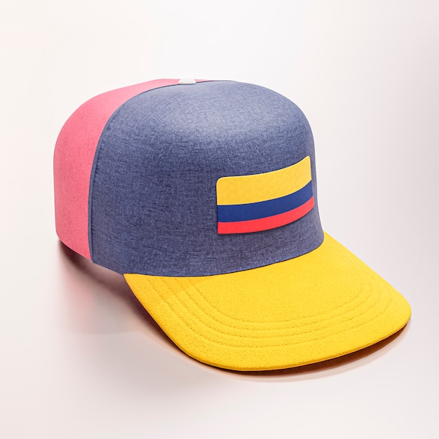 Free Photo colombian flag on cap