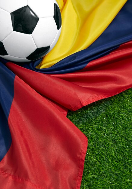 Colombian national soccer team concept