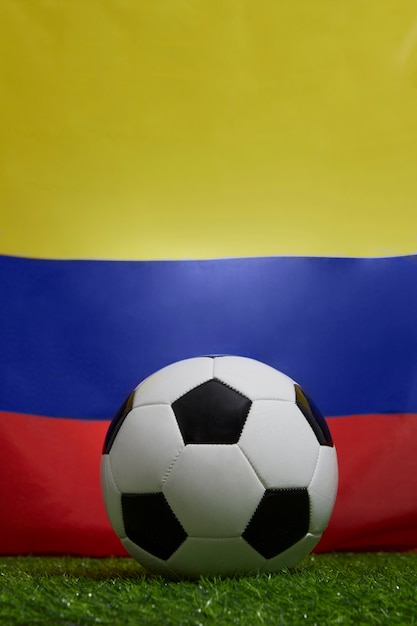 Free photo colombian national soccer team concept