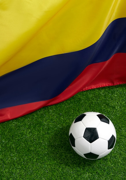 Free photo colombian soccer team concept