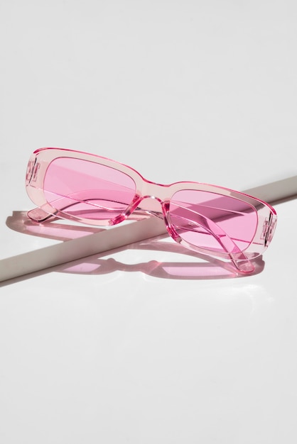 Colored transparent sunglasses  still life