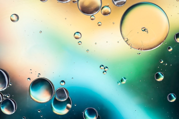 Free Photo colorful abstract background with bubbles