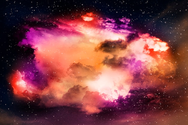 Free photo colorful abstract universe textured background