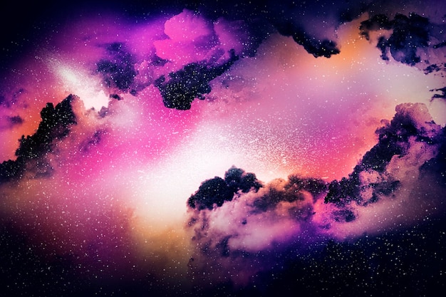 Free Photo colorful abstract universe textured background