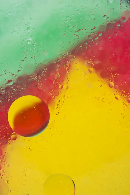 Free Photo colorful background with bubble in water