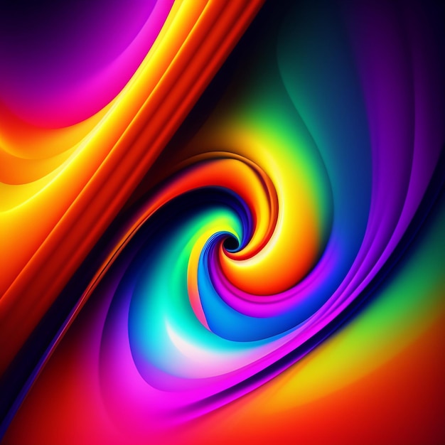 Free Photo a colorful background with a spiral design.