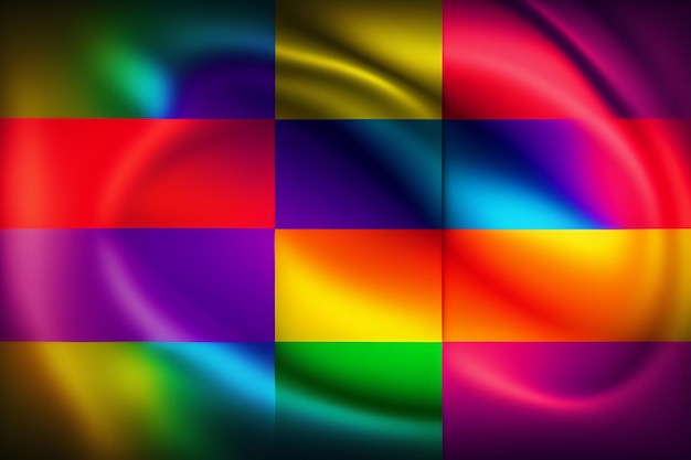 Free photo a colorful background with a square pattern that says'rainbow'on it