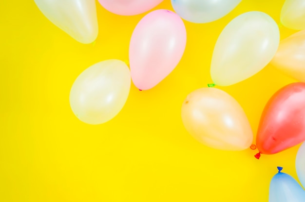 Colorful birthday balloons