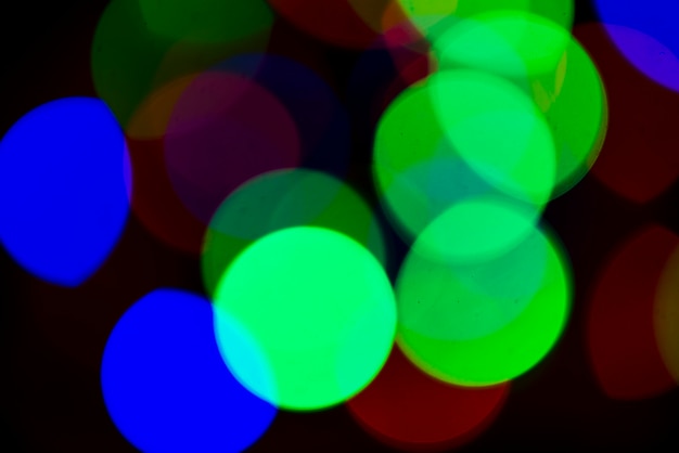 Free Photo colorful blurry lights background