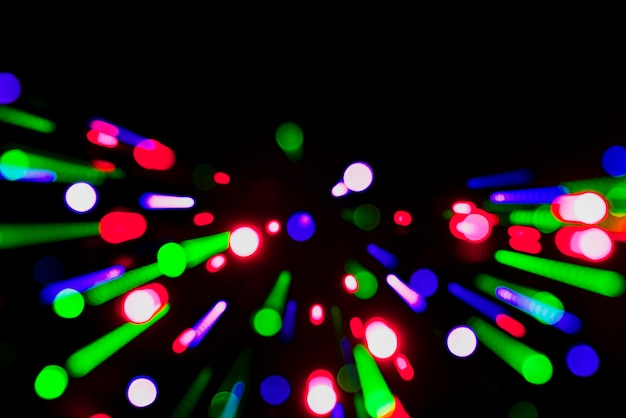 Free photo colorful blurry lights background