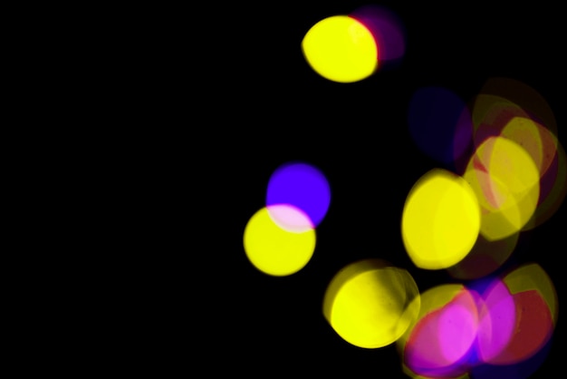 Free photo colorful bokeh lights background