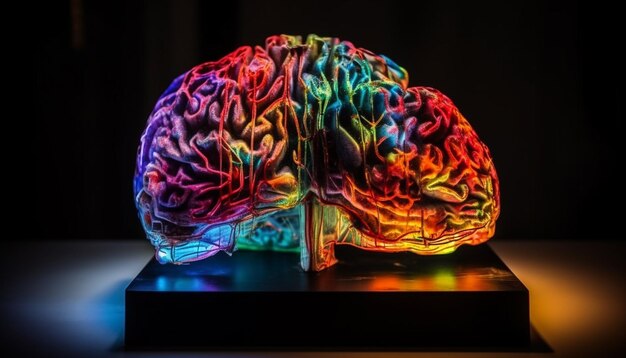 Colorful digital brain illuminates new medical understanding generated by AI