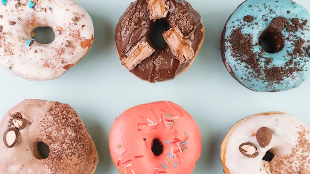 Colorful donuts