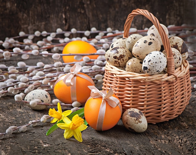 Colorful easter eggs 