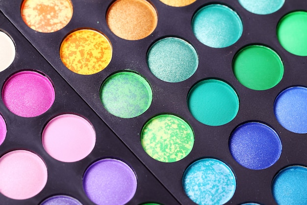 Free photo colorful eyeshadows