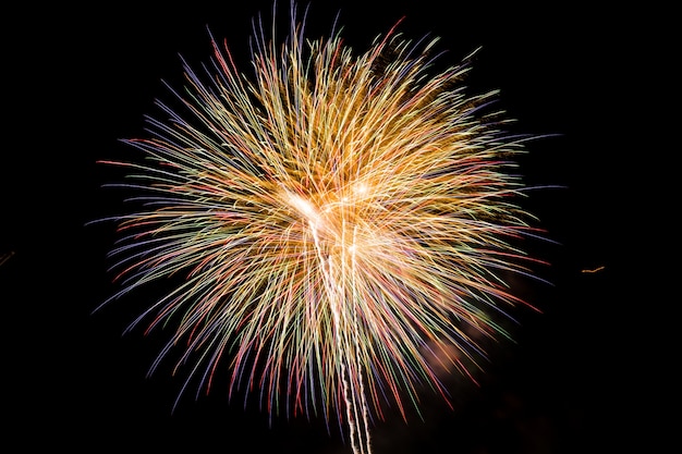 Colorful fireworks