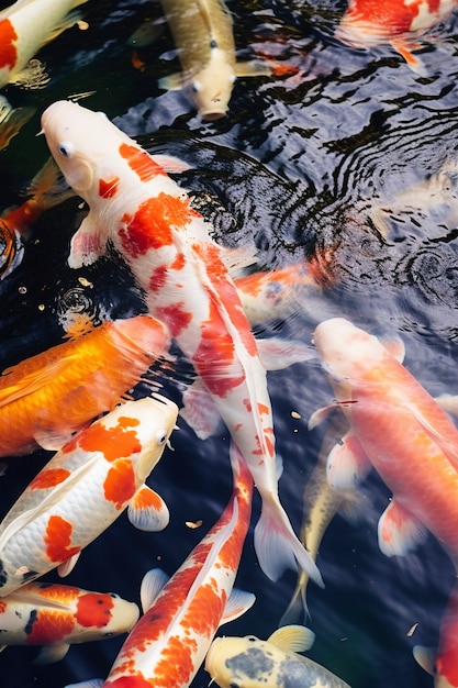 Free Photo colorful fish swimming underwater