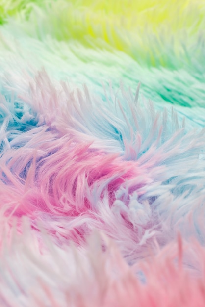 Free Photo colorful fur close up