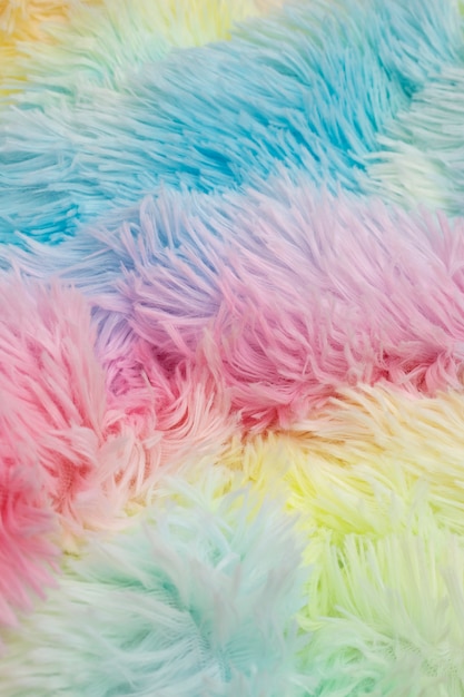 Free Photo colorful fur close up