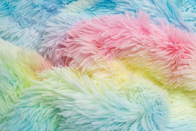 Free Photo colorful fur close up