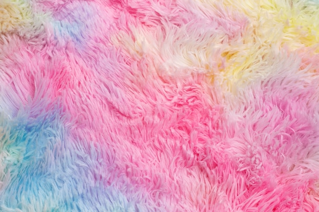 Free photo colorful fur close up