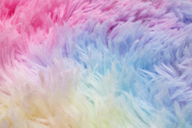 Free Photo colorful fur close up