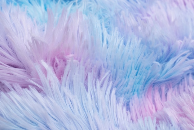 Free photo colorful fur close up