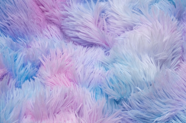 Free photo colorful fur close up