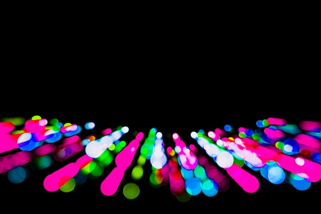 Free photo colorful neon lights background