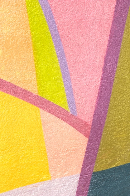 Free Photo colorful shapes wall background