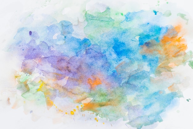 Free photo colorful stain watercolor texture backdrop