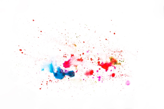 Free photo colorful stains on paper