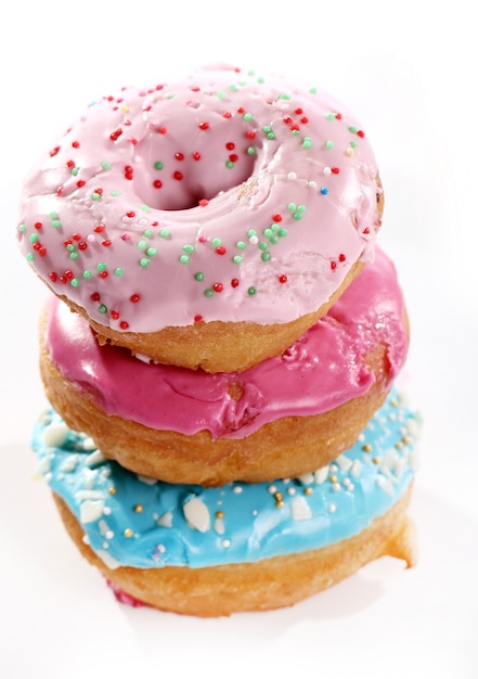 Colorful and tasty donuts