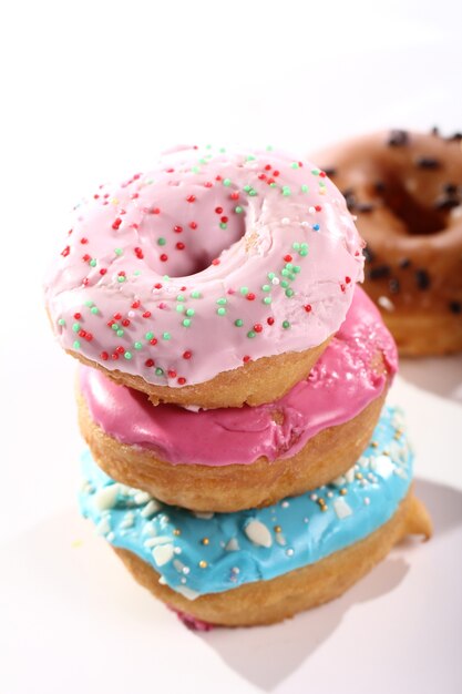 Colorful and tasty donuts