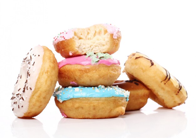 Colorful and tasty donuts