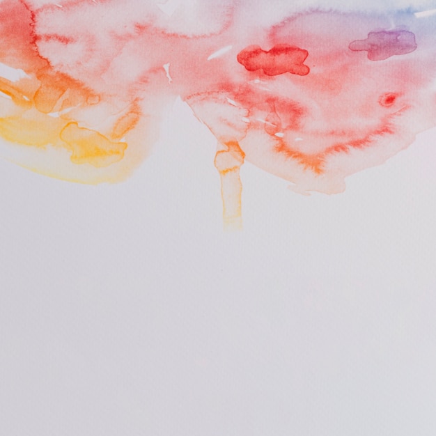 Free photo colorful watercolor abstract background