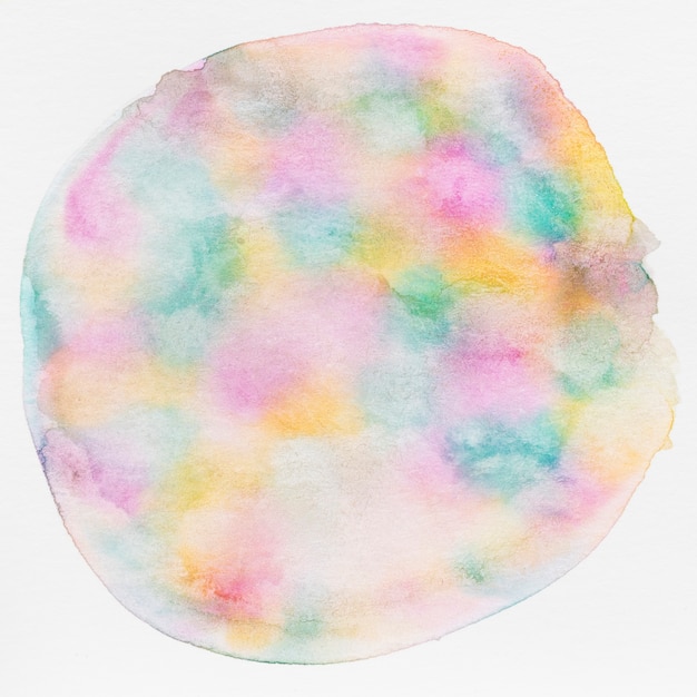 Colourful rounded shape texture on canvas