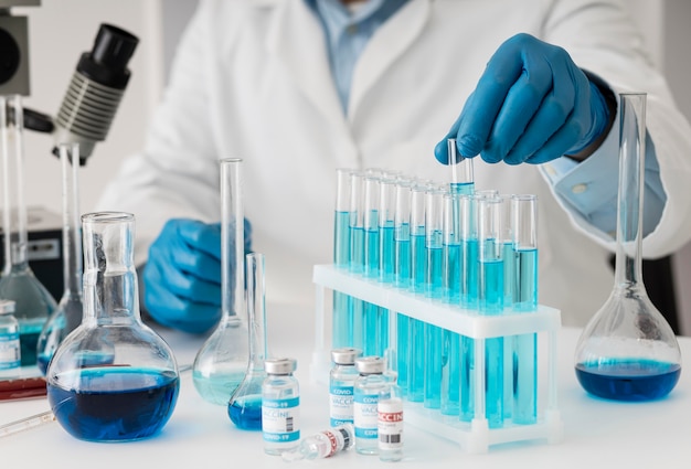 Composition of coronavirus vaccine in lab