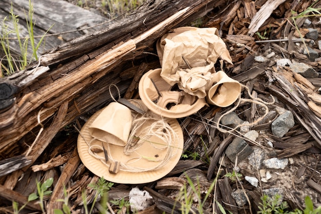 Composition of dirty dumped objects