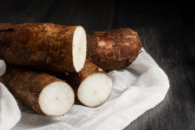 Composition of nutritious cassava roots sliced