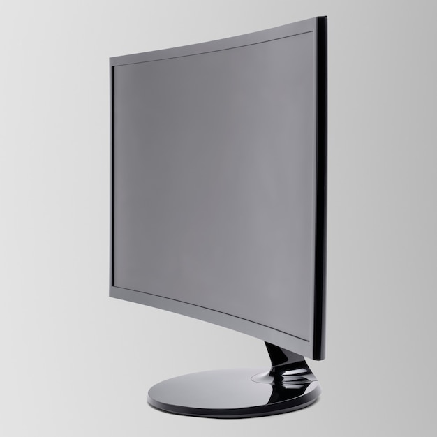 Free Photo computer curvy monitor digital device