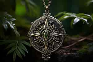 Free photo concept magic fantasy amulet design