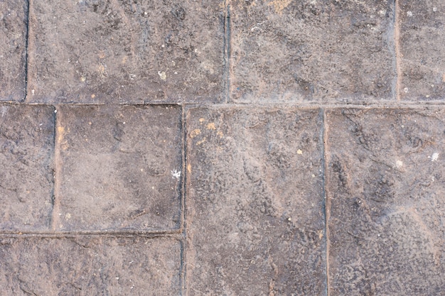 Concrete surface with stones