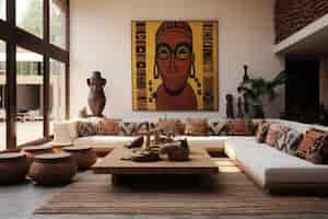 Free photo contemporary  house interior design